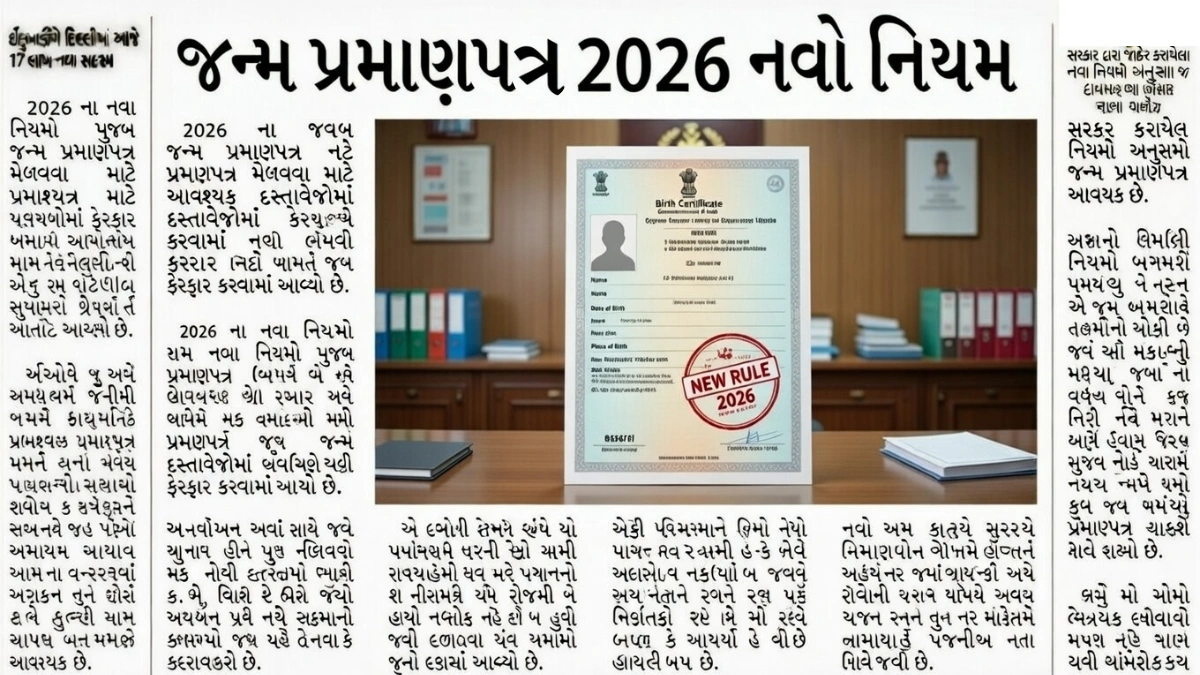 Birth Certificate Update