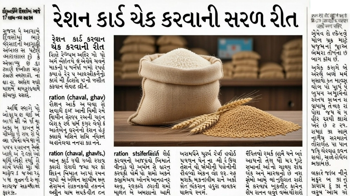 Ration Card Grain Details